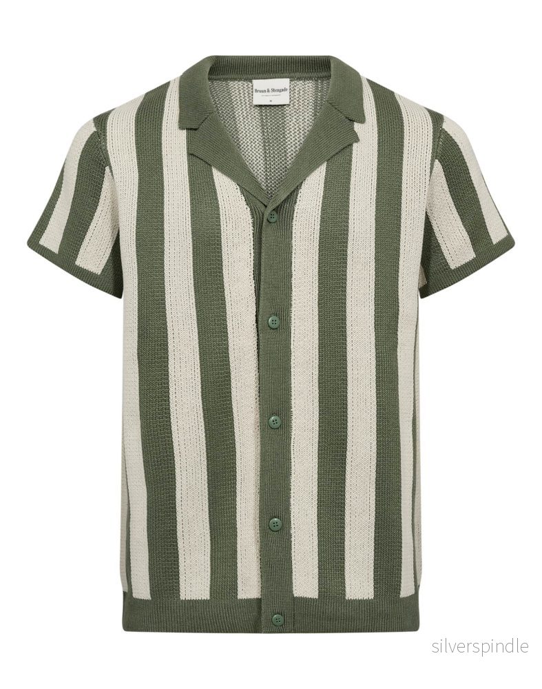 BS Romeo Regular Fit Pikétröja - Green/White
