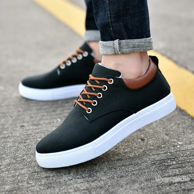 Ethan | Hög Kvalitet Canvas Sneakers - Bild 2