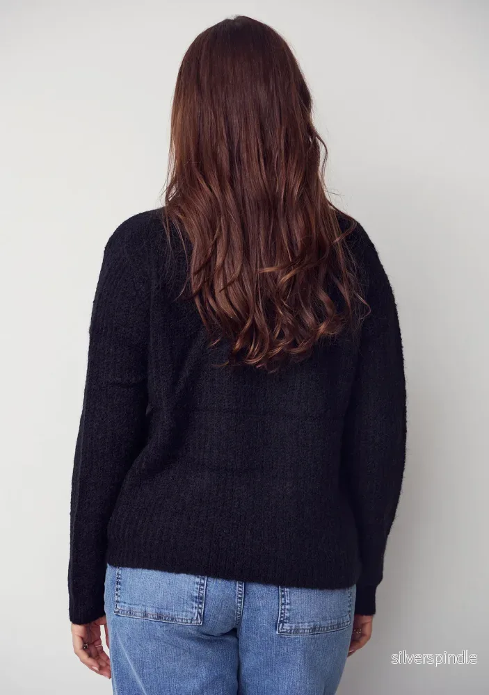 Anna String Pullover - Black - Bild 2