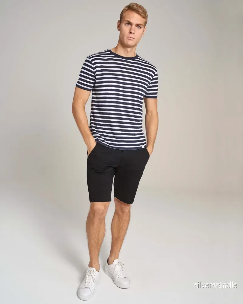 BS Cannoli Regular Fit T-Shirt - Marinblå/Vit - Bild 3