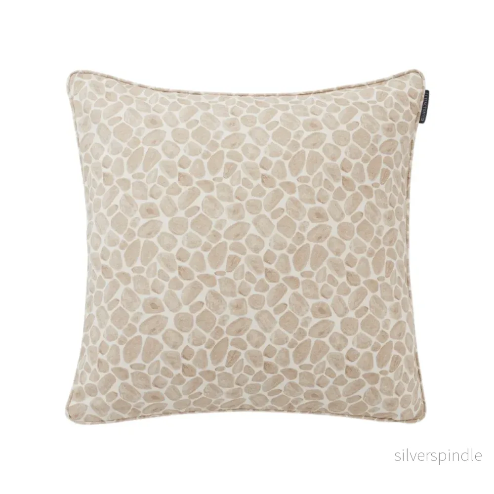 Lexington Printed Giraffe Cotton Twill Prydnadskudde - Outlet