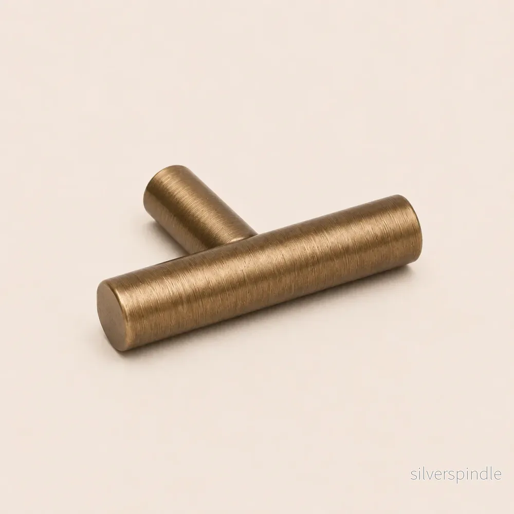 T-knopp i brons – klassisk design - Bild 2