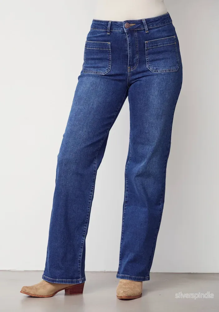 Bologna Wide Jeans – Dark denim Bologna Wide Jeans – Dark denim