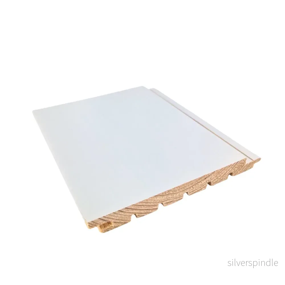 Innerpanel STS3 15x144x2370, Furu, Vit - Bild 3