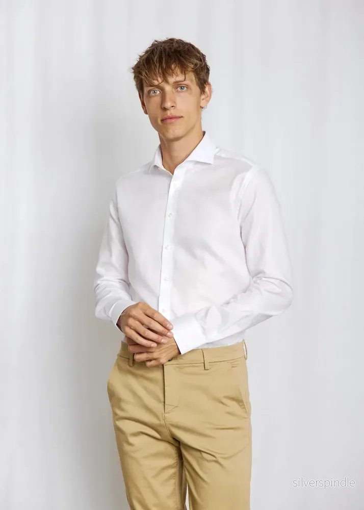 BS Skubai Slim Fit Skjorta - White - Bild 2