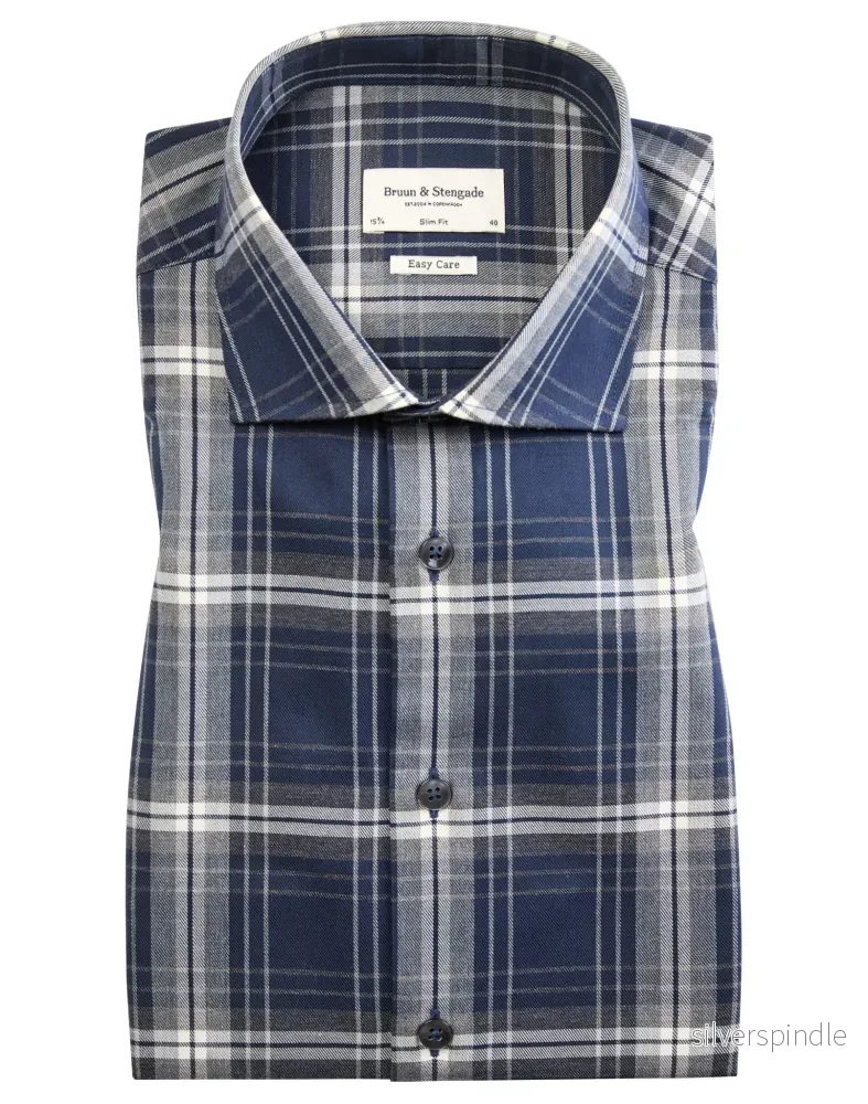 BS Tony Slim Fit Skjorta – Dark Blue BS Tony Slim Fit Skjorta – Dark Blue