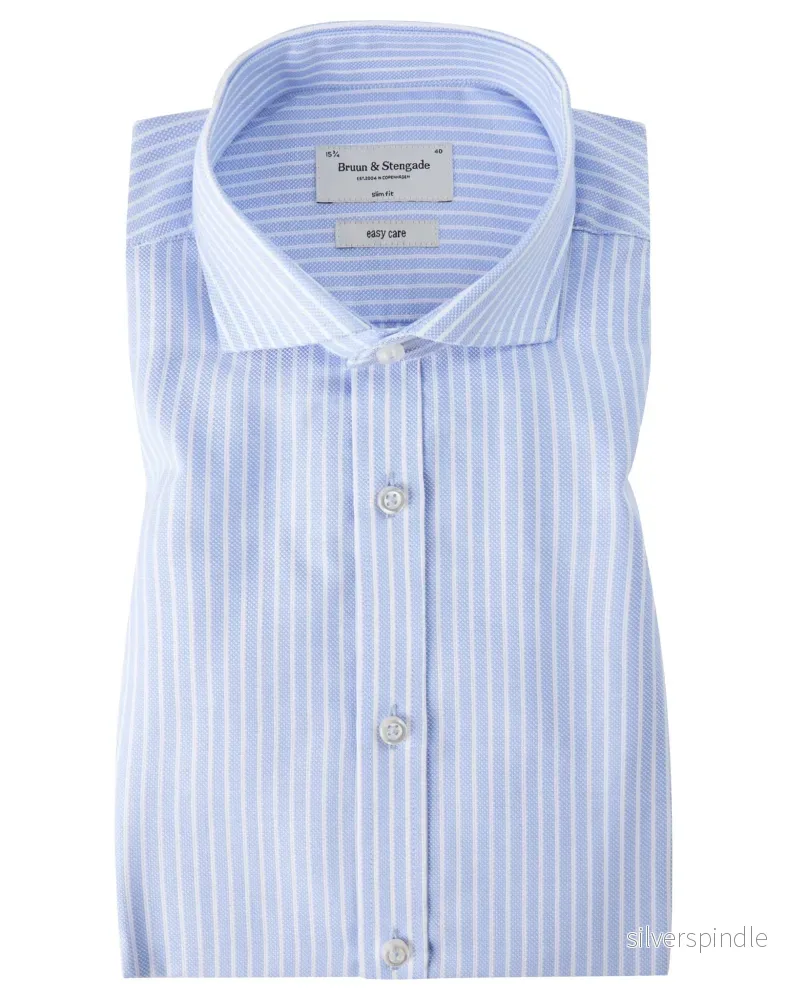 BS Dylan Slim Fit Skjorta – Light Blue