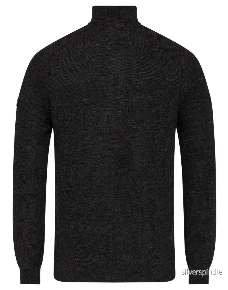 BS Elliot regular fit Strik - Charcoal - Bild 2