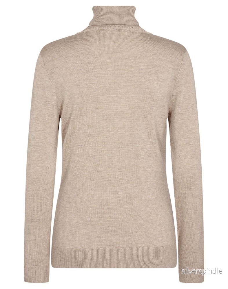 BS Valeria Regular Fit Stickat - Sand - Bild 2