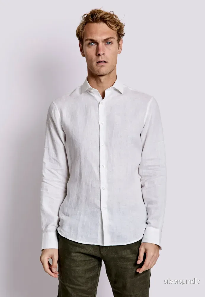 BS Sevilla Casual Slim Fit Skjorta - White - Bild 3