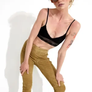 LEGGING SUEDE STRETCH – Army LEGGING SUEDE STRETCH – Army
