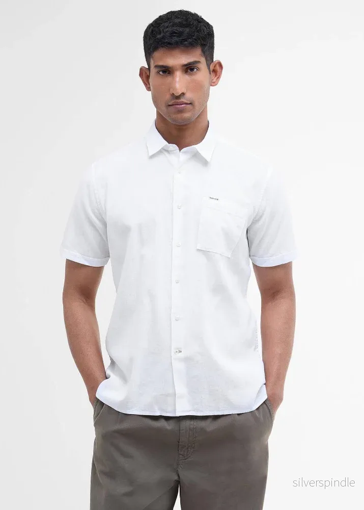 Barbour Nelsson SS Summer Shirt White