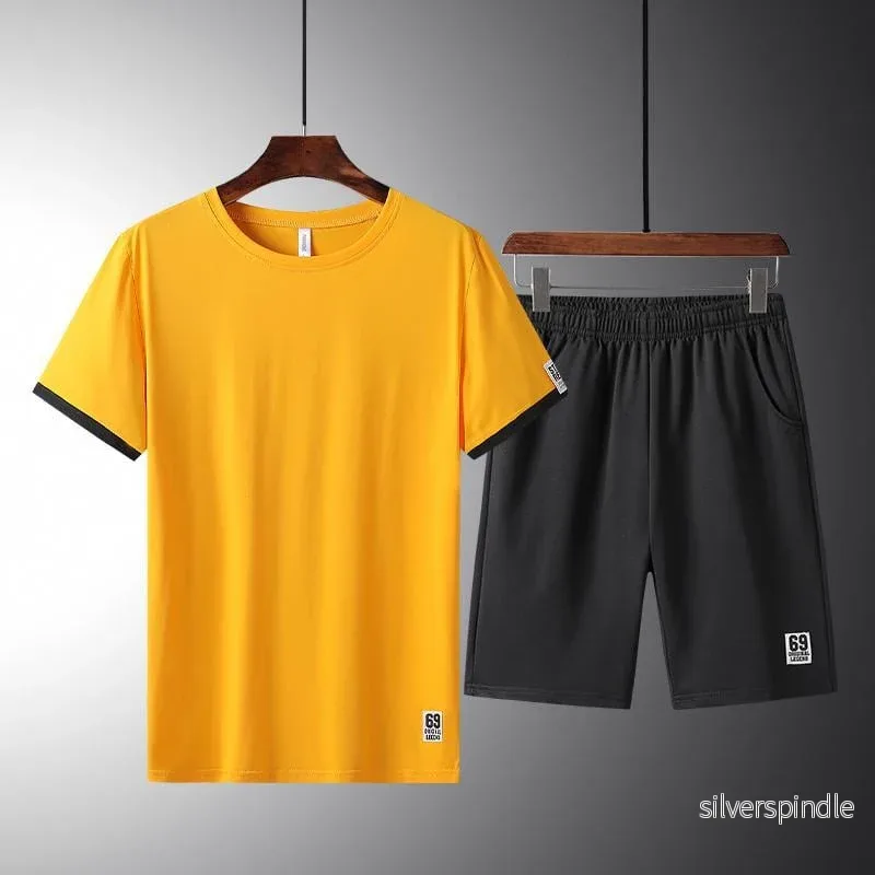 Liam | Andningsbart Sommarset för Löpning med Kortärmad Topp och Shorts - Bild 3