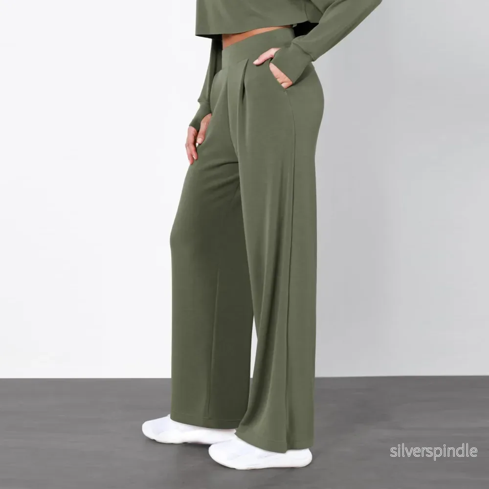 Emma | Elegant Hög Midja Byxor - Bild 3