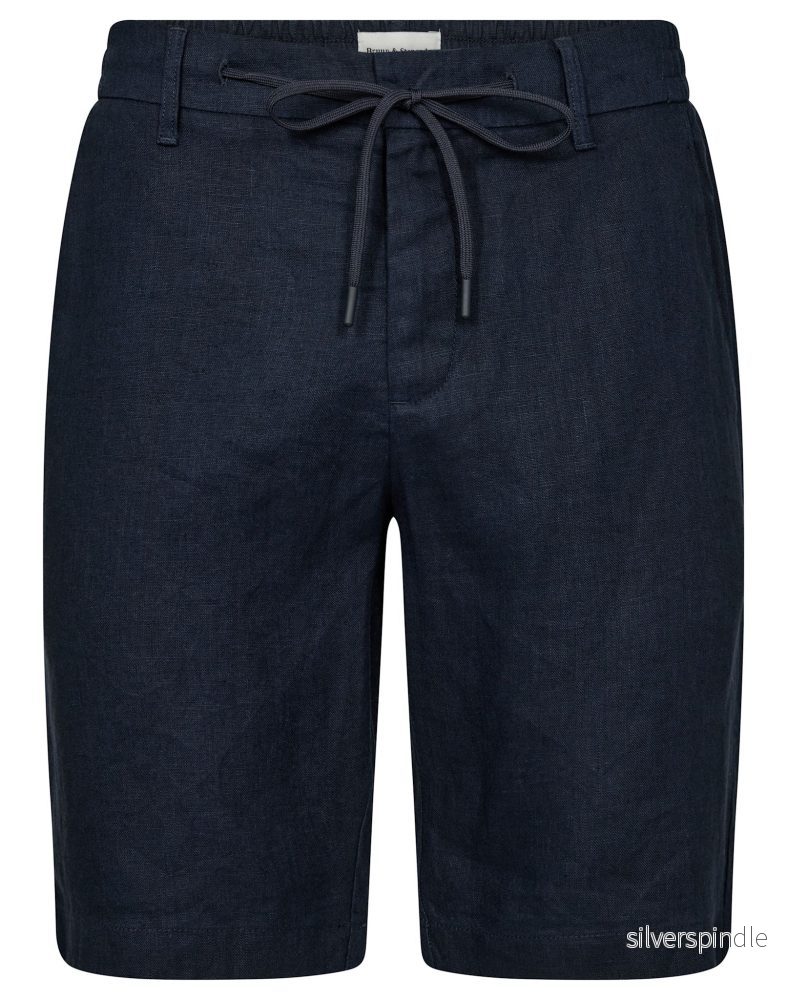 BS Vittorio Regular Fit Shorts - Marinblå
