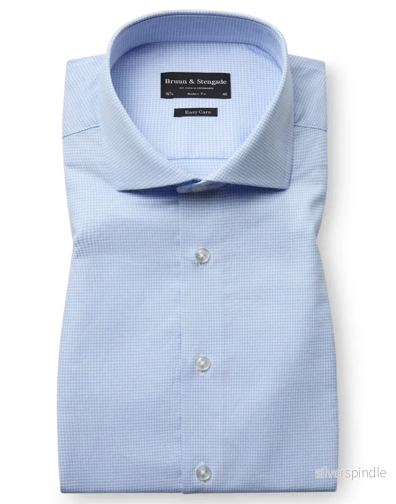 BS Baez Modern Fit Skjorta - Light Blue