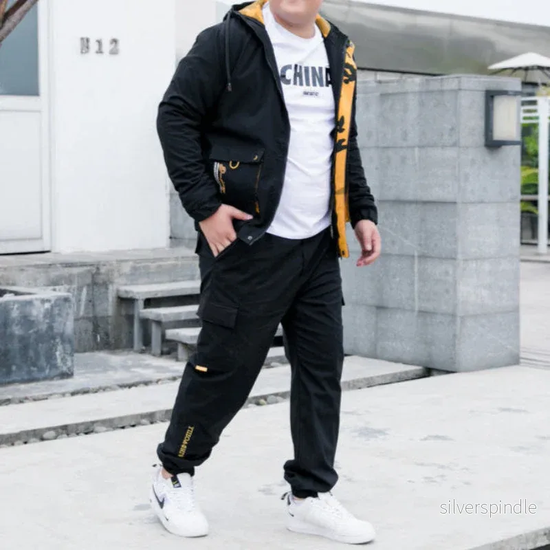 Ethan | Strukturerad Vårjacka och Utilitybyxor Set för Arbetskläder Herr - Bild 3