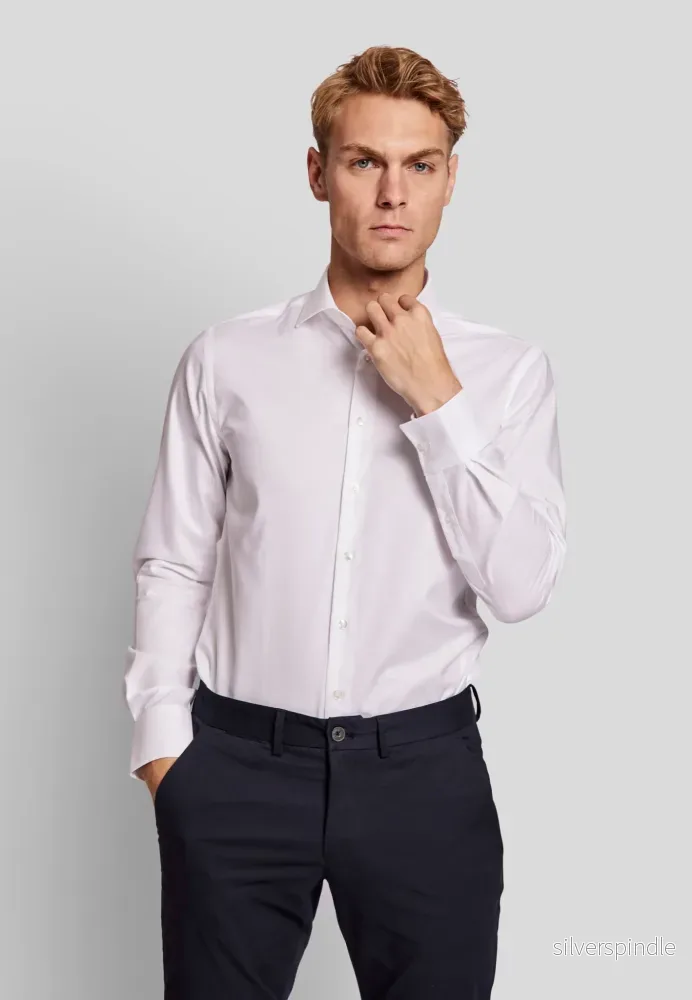 BS Miles Slim Fit Skjorta - White - Bild 3