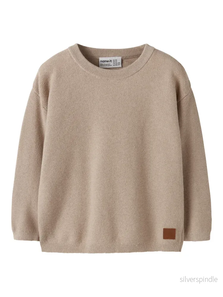 Stickad tröja Loose Fit