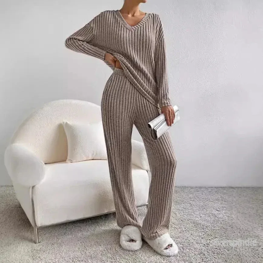 Sophie | Bekväm Tvådelad Loungewear Set för Avkoppling Sophie | Bekväm Tvådelad Loungewear Set för Avkoppling