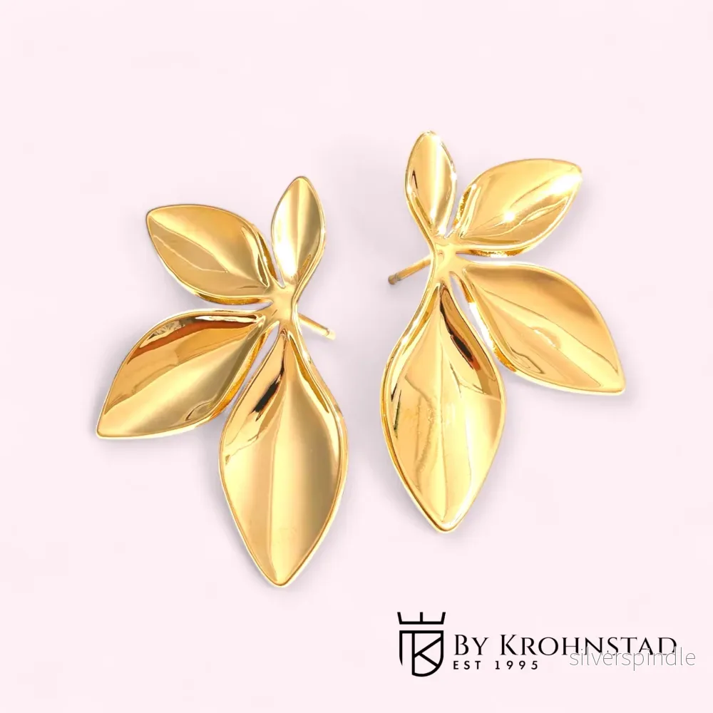 Leaf Earring gold