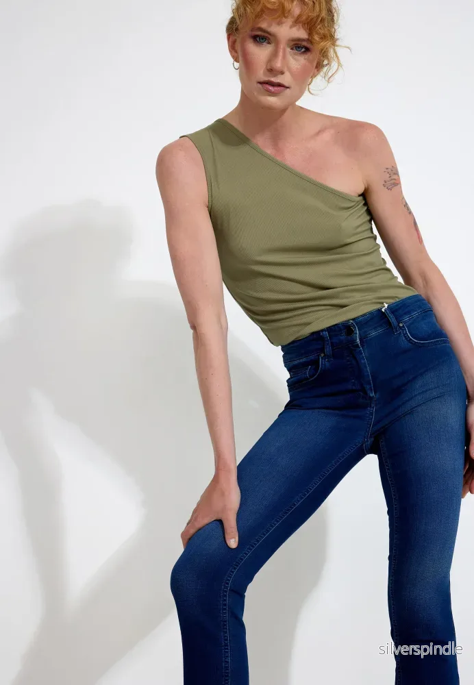 PANTALONE JOGGING DENIM BLUE JEANS – Blå PANTALONE JOGGING DENIM BLUE JEANS – Blå