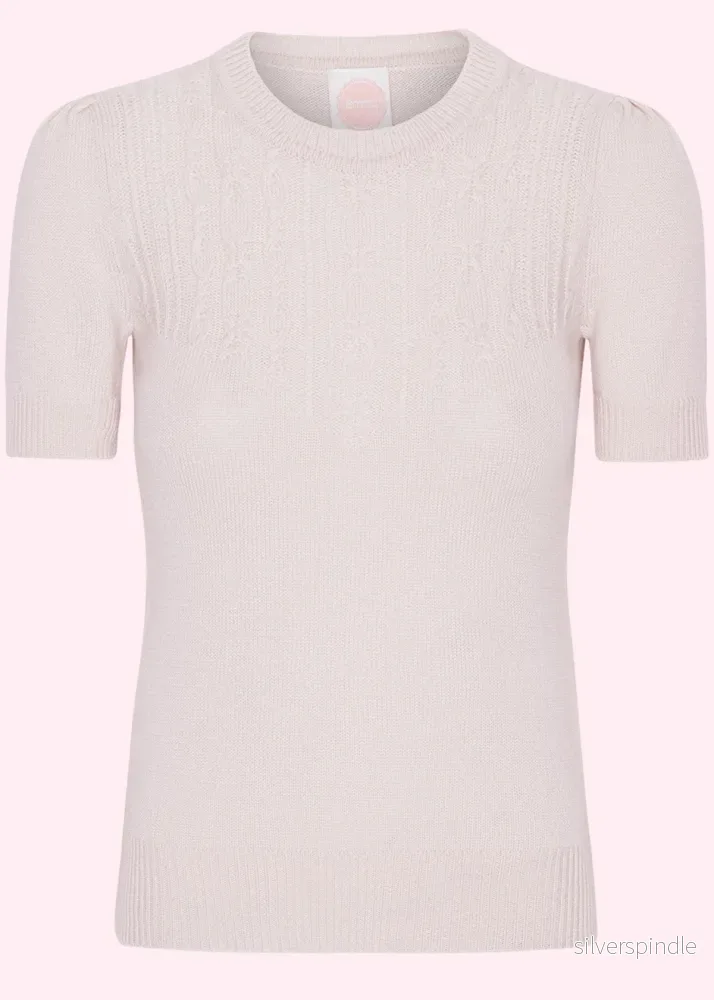 Emmy Design: Sweater Girl’s Staple Sweater i elfenben Emmy Design: Sweater Girl’s Staple Sweater i elfenben