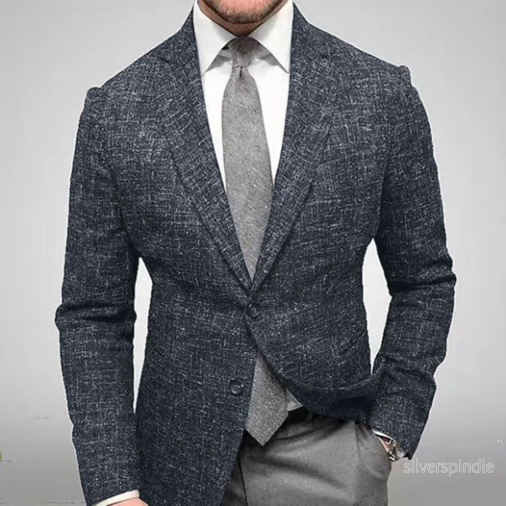 Ethan | Elegant Svart Kavaj med Knappar för Formella Tillfällen - Bild 2