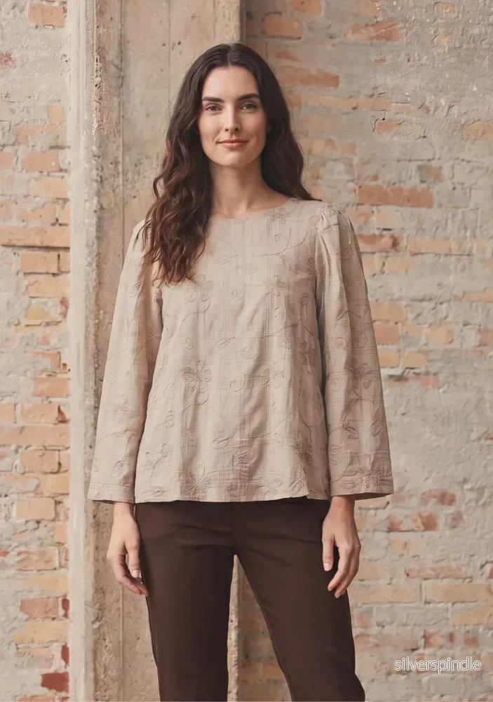 Juna Blouse – Dark Sand