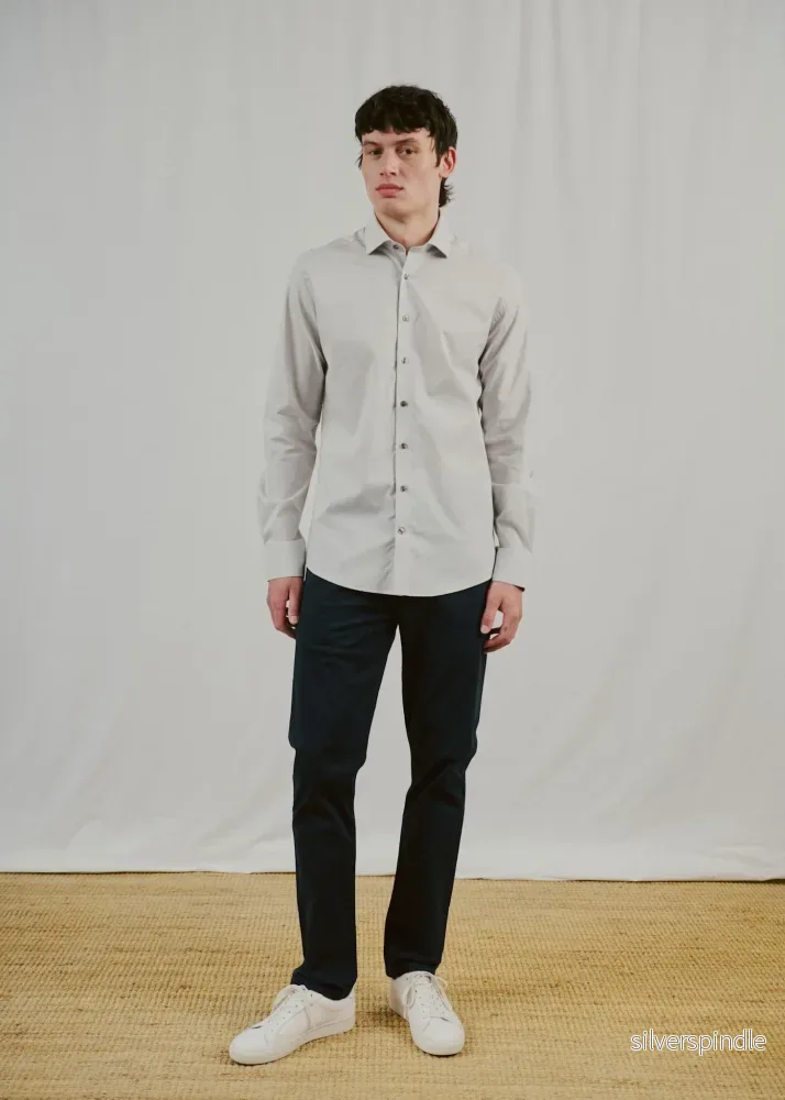 BS Balle Modern Fit Skjorta – Grey BS Balle Modern Fit Skjorta – Grey