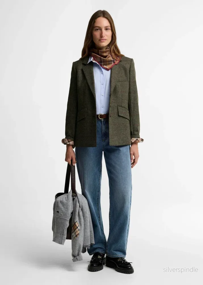 Barbour Browning Tailored Jacket Olive - Bild 3