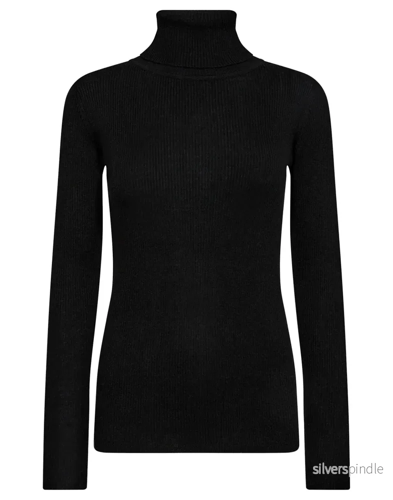 BS Hege Regular Fit Stickat - Black