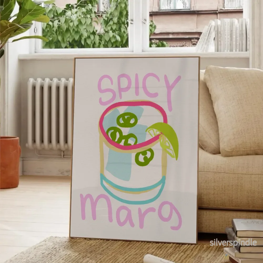Margaritaposter Spicy Marg – kökskonst & bar