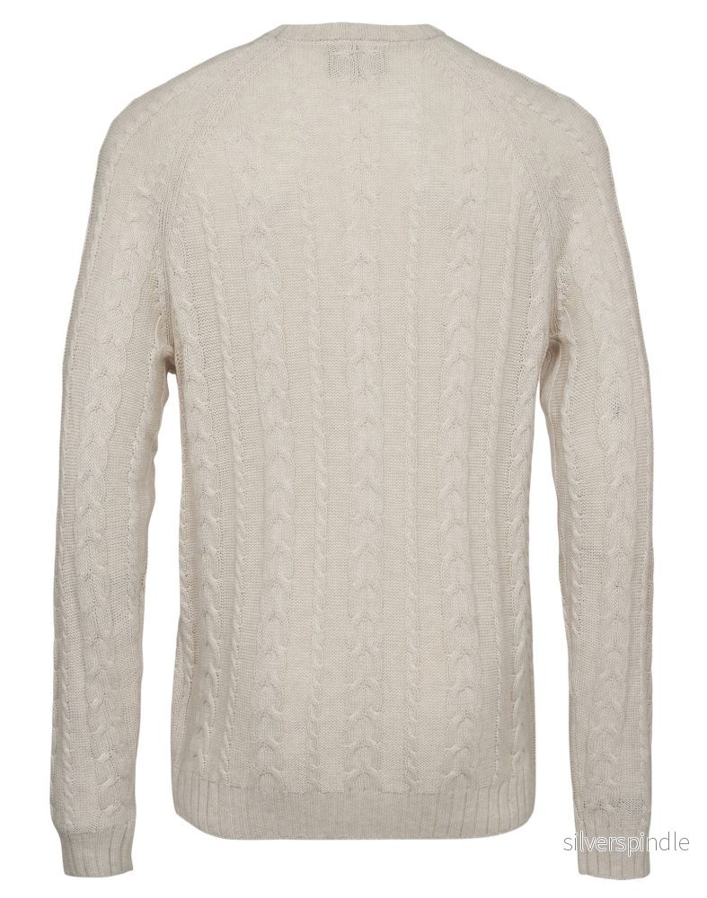 BS Odale Regular Fit Stickat - Off White - Bild 2