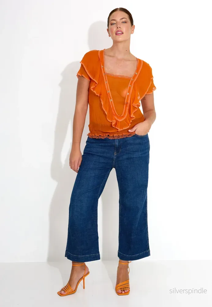 BLUS CAMICIA – Orange BLUS CAMICIA – Orange
