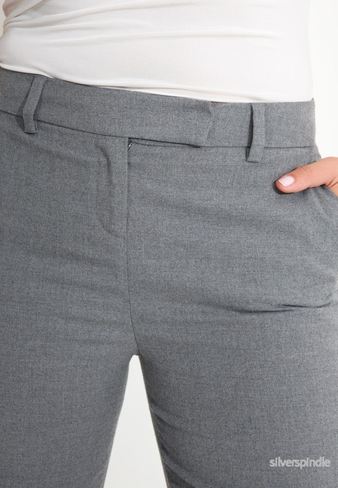 PANTALONE LARGO IN FLANELLA – Grå PANTALONE LARGO IN FLANELLA – Grå