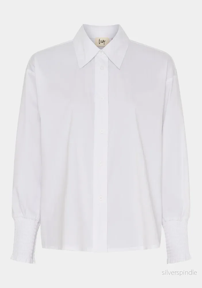 Sigga Wide Shirt – White Sigga Wide Shirt – White