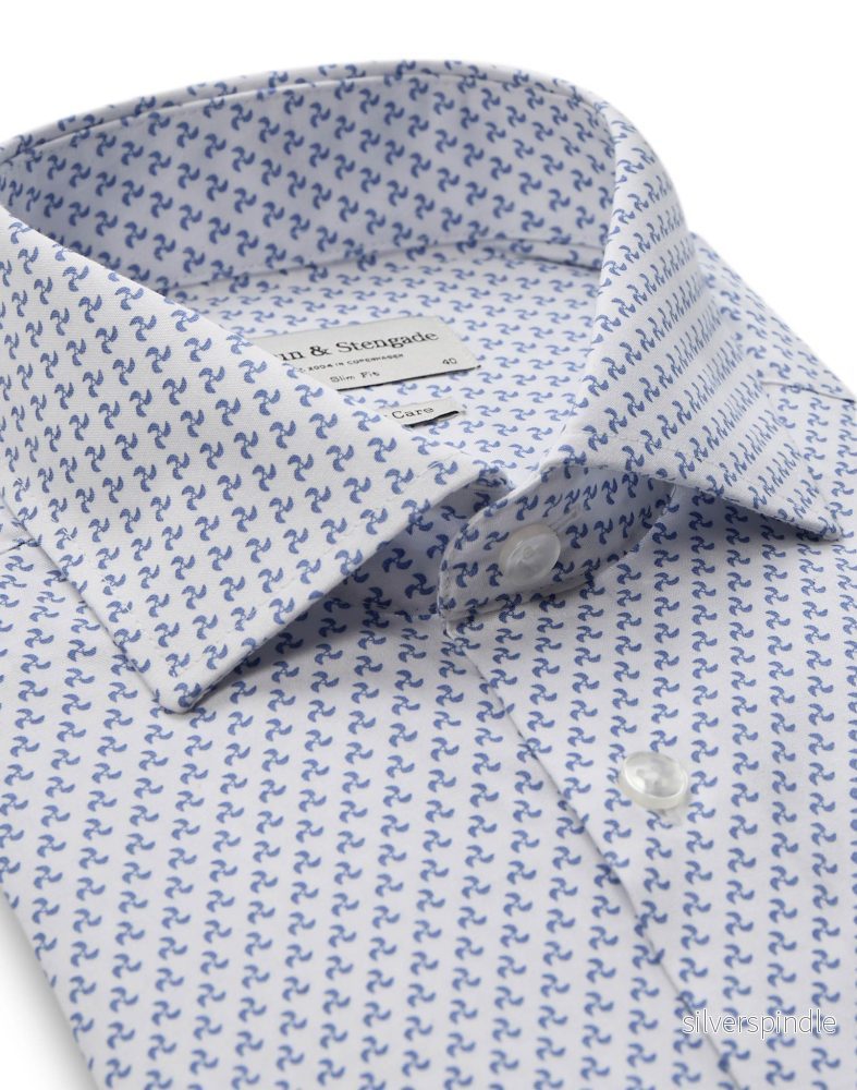 BS Coric Slim Fit Skjorta - White - Bild 2