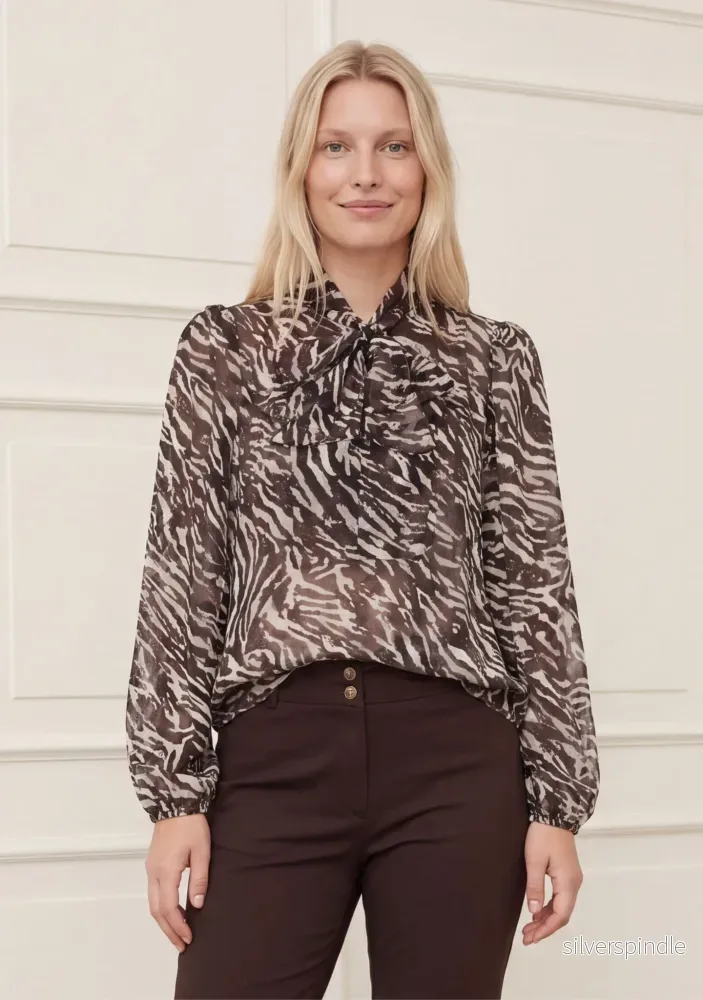 Jill Blouse – Flowing Brown