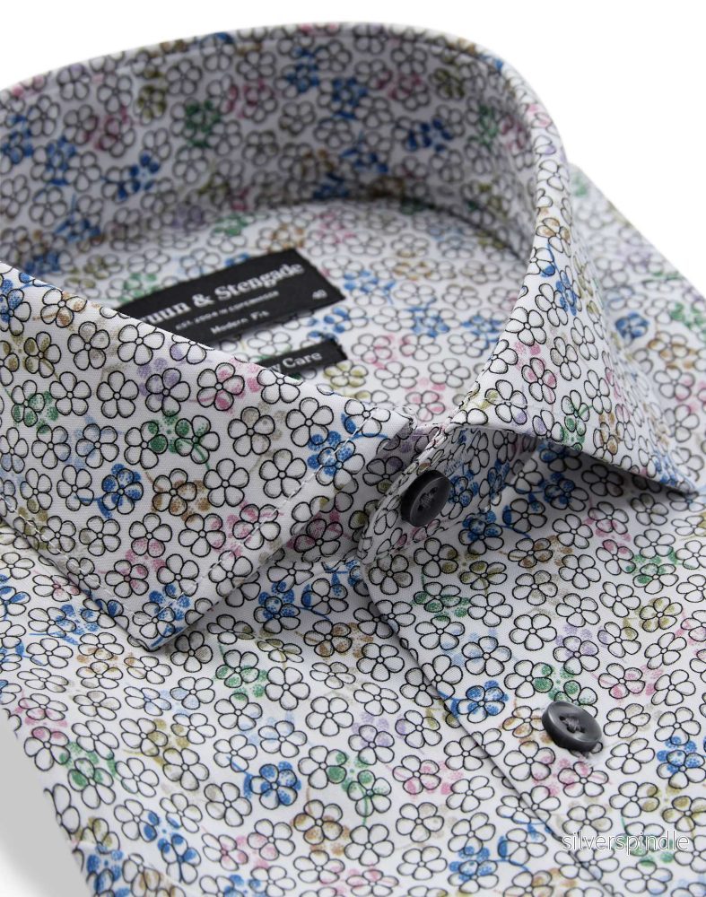 BS Luka Modern Fit Skjorta - White - Bild 2