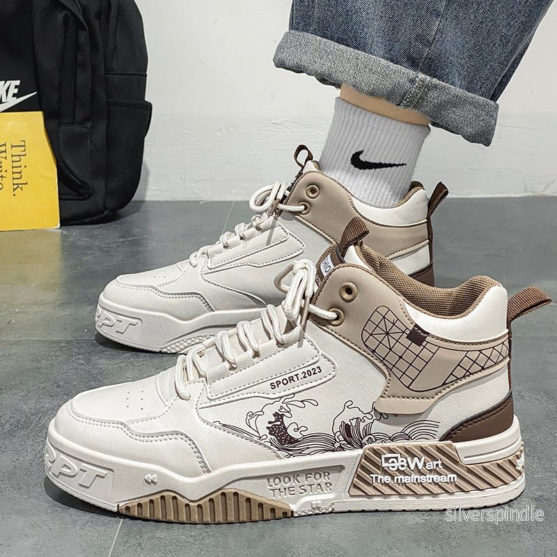 Liam | Andningsbara Hög Top Sneakers för Herr, Komfortabla och Flexibla - Bild 2