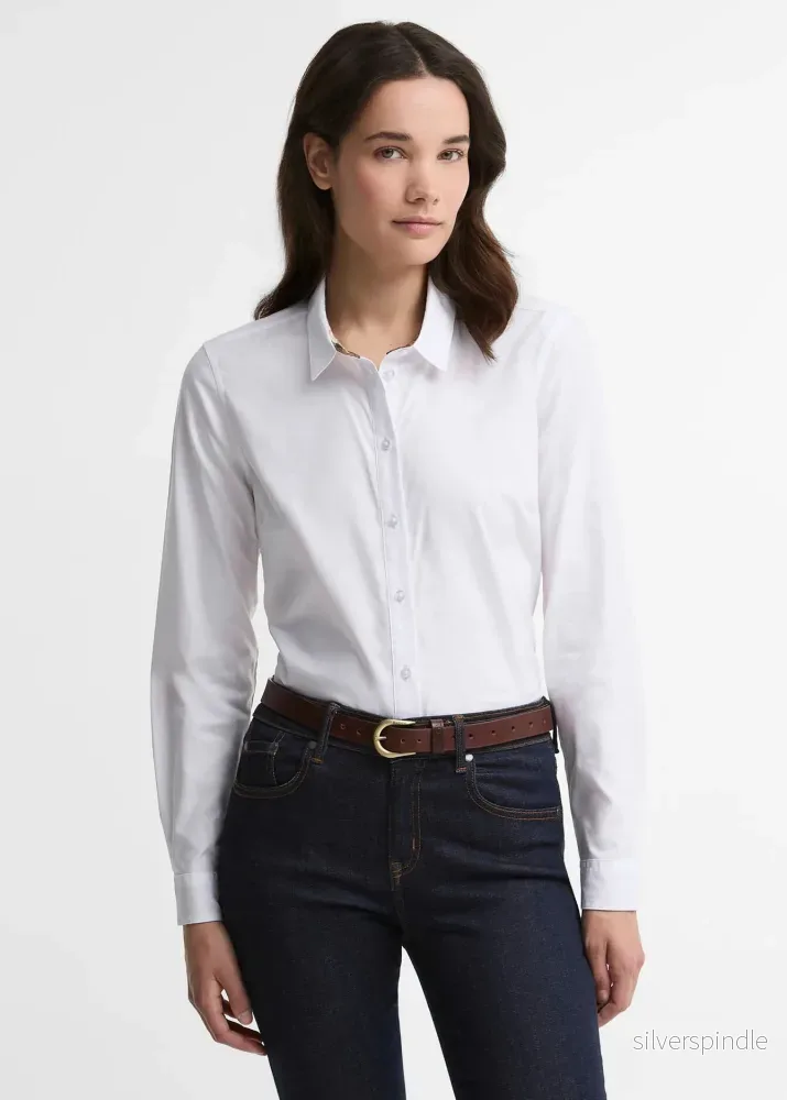 Barbour Derwent Shirt White/Cedarwood Barbour Derwent Shirt White/Cedarwood