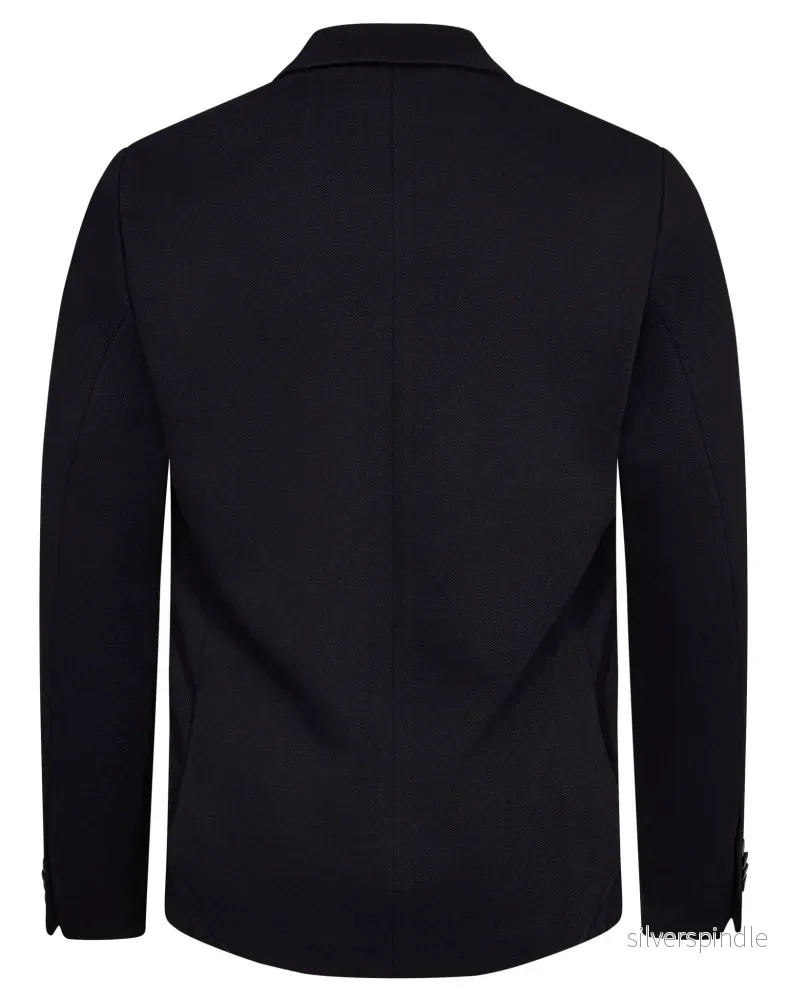 BS Riviere Classic Fit Blazer – Marinblå BS Riviere Classic Fit Blazer – Marinblå