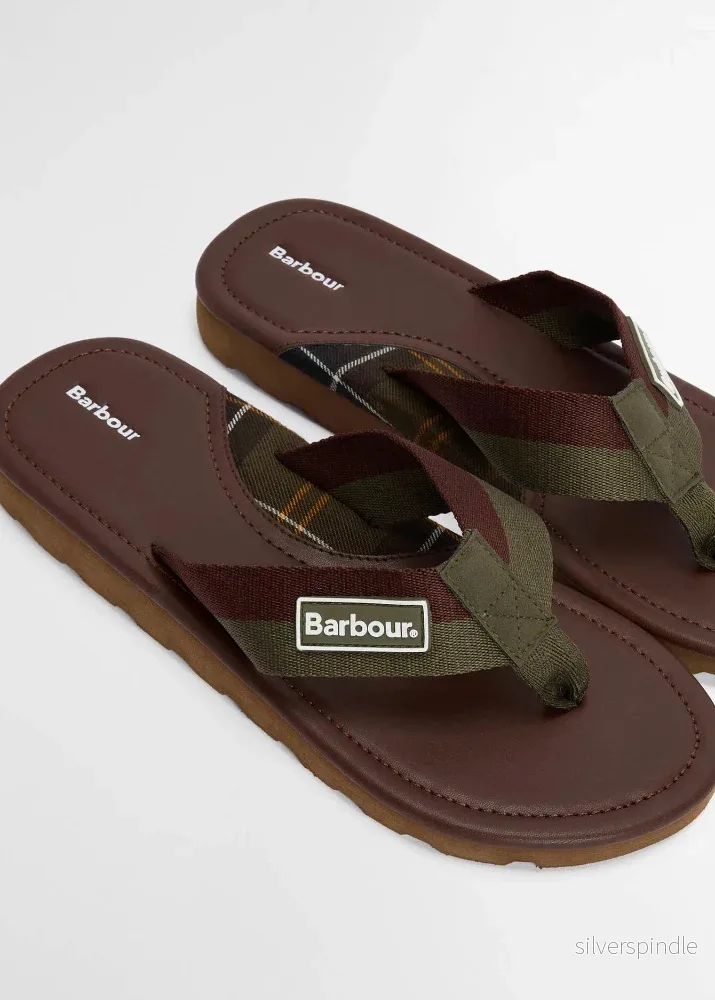Barbour Harker Sandal Choc/Olive - Bild 3