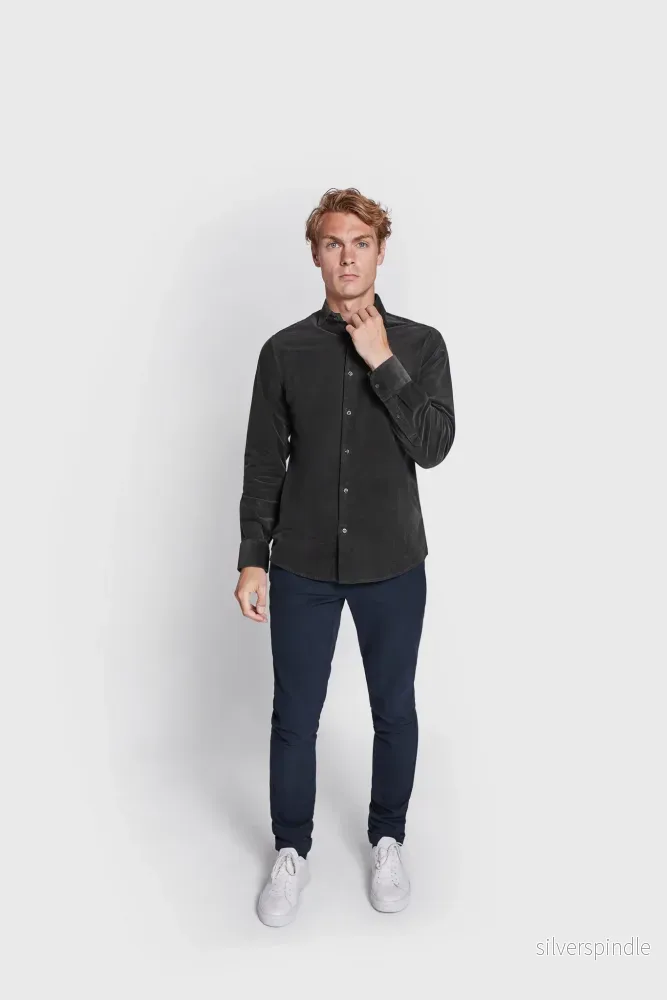 BS Jallow Casual Modern Fit Skjorta - Grön - Bild 3