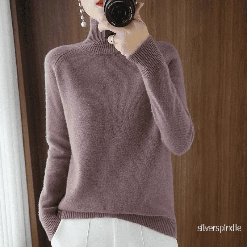 Elegant Turtleneck-tröja för Damer med Värmande Funktion | Skräddarsydd Design för Komfort och Stil - Bild 3