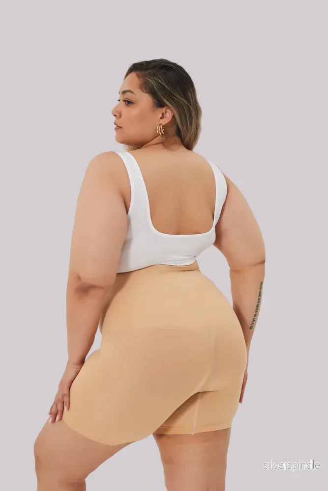 Emily | Hög Midja Shaper Shorts för Kvinnor, Andningsbara och Bekväma - Bild 2