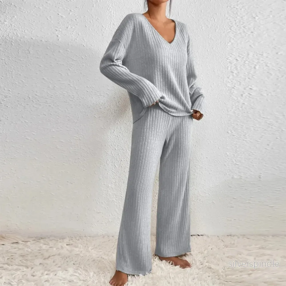 Sophie | Bekväm Tvådelad Loungewear Set för Avkoppling - Bild 2