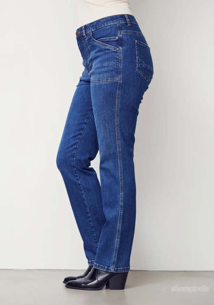 Portofino Straight Jeans - Darker Classic Wash - Bild 2