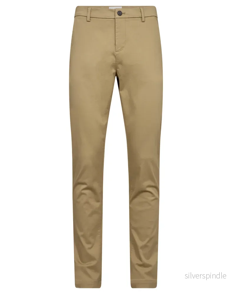 BS Malik Regular Fit Chinos - Beige